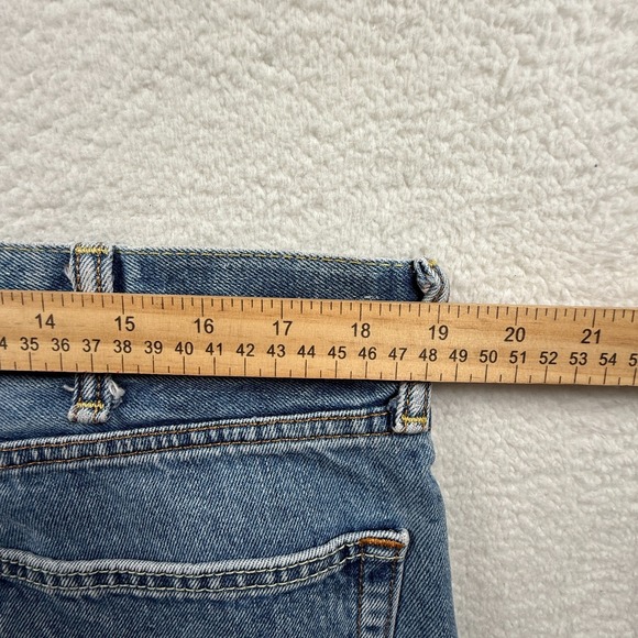 Levi's 505 Jeans Men 38X30 Blue Denim Casual Regular Fit Stone Wash Straight Leg - Picture 6 of 6